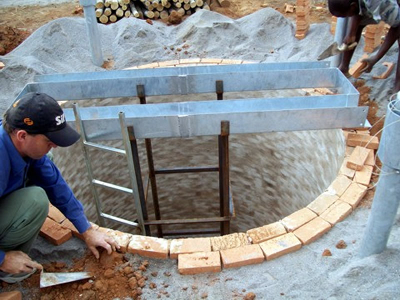 Forno Construindo Bocal SUperior